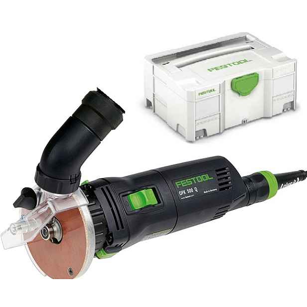 Lehká hranatá frézka 450W Festool Ofk 500 Q Plus R3 574355 Kufr