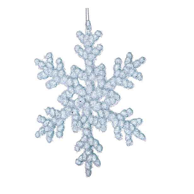 Skleněná vánoční ozdoba ø 6 cm Snowflake – Dakls