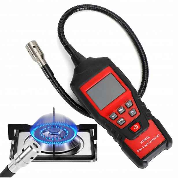 Detektor HT601A Přenosný Hořlavý Plyn S Automatickým Resetováním