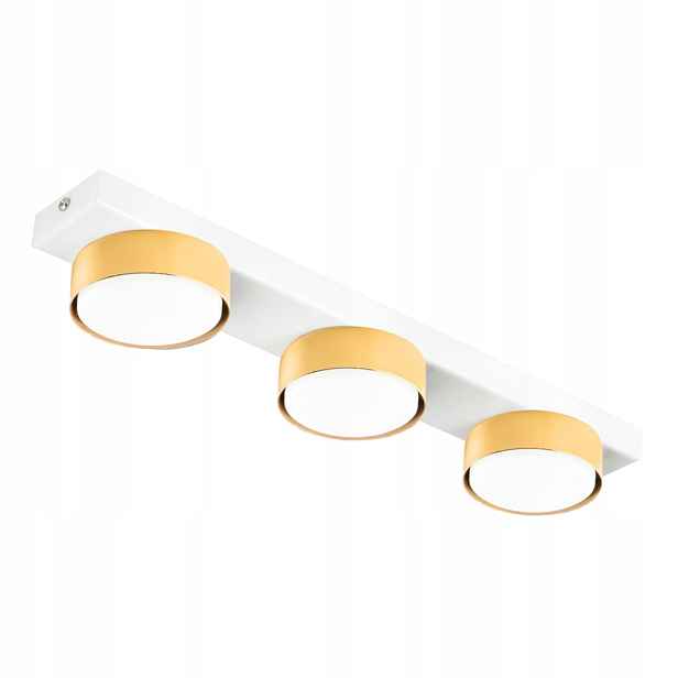 Moderní Stropní Lampa Do Obývacího Pokoje Stropní Svítidlo Led Loft GX53 Bílá Zlatá