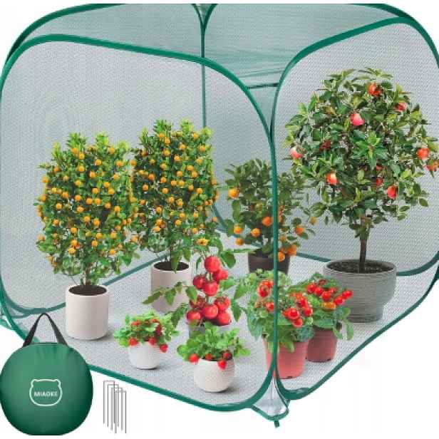 Ochranná Síť Na Rostliny 90 × 90 × 97 CM Pop-up