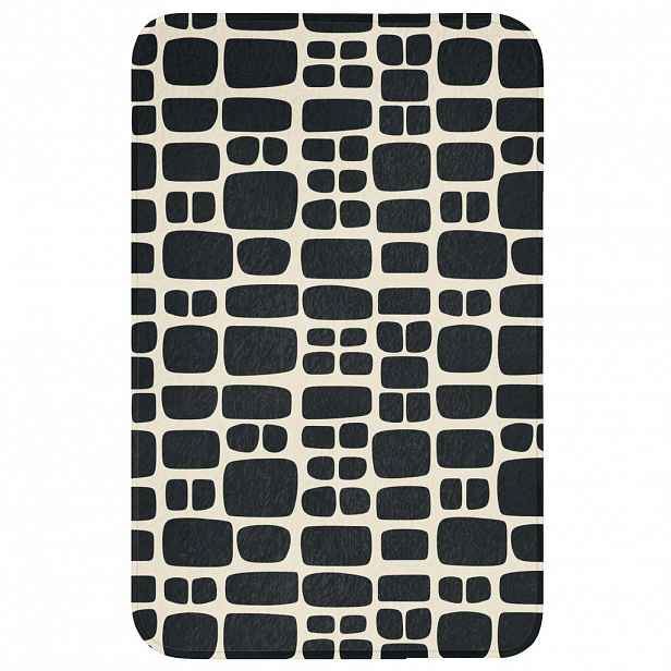 OnlyWow WC PŘEDLOŽKA Moderní - organické - černé 50x80 cm