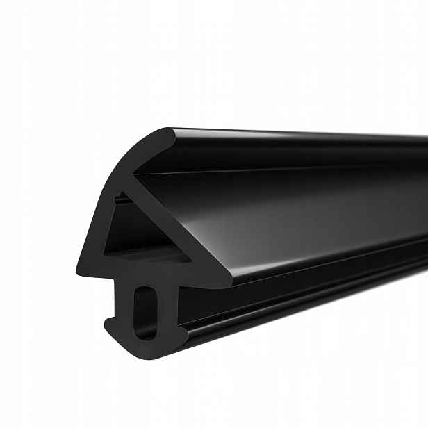 Těsnění pro Pvc okna, rámy a okenní křídla Plastmo Černá S-1113 80 m