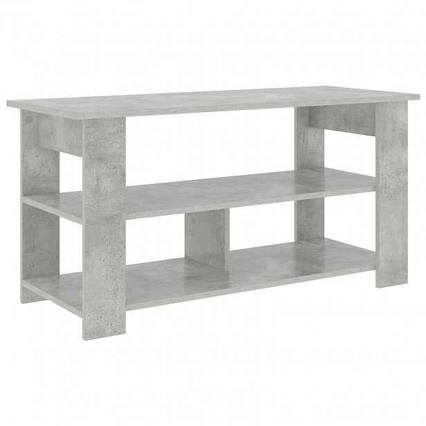 vidaXL Stojan na TV Betonově šedá 100 x 40 x 50 cm