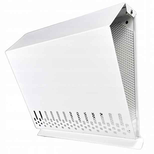 Černá nástěnná kovová lampa fi160, bílá Awenta Pro