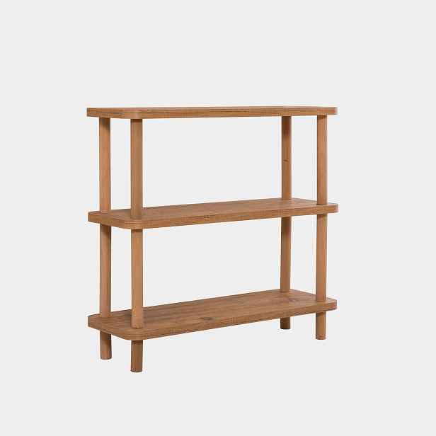 Nízký otevřený regál TERVAN, borovice Atlantic