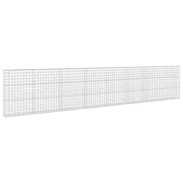 vidaXL Gabion s drátem 5 mm a síťkou 10x10 cm 800x30x150 cm
