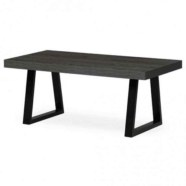 Konferenční stolek Autronic 120x60 cm šedá Melamin CT-R5212 GREY