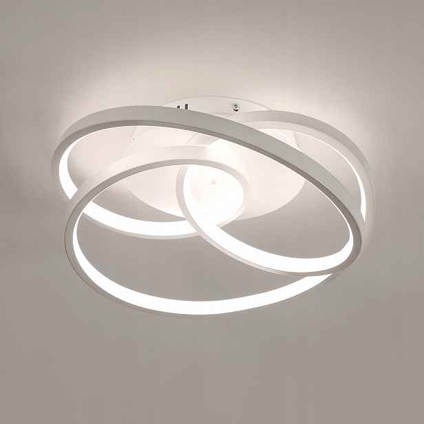 Led Stropní Svítidlo Lustr Bílý Moderní do Obýváku Ložnice 4500K 40W