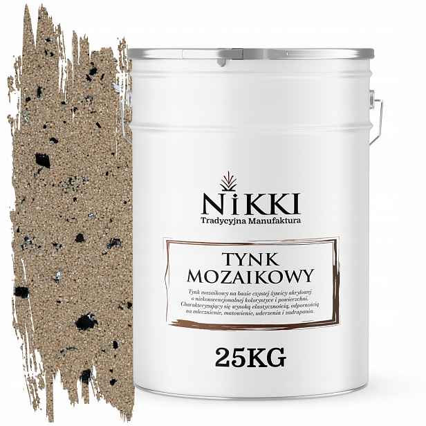 Mozaiková Pryskyřičná Omítka 25 Kg Vnitřní Hnědá Světlá S Černou Slídou M92