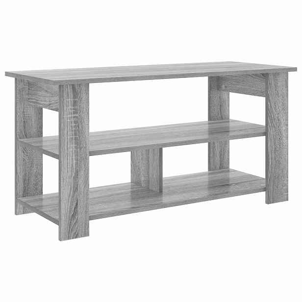 vidaXL Stojan na TV Šedá Sonoma 100 x 40 x 50 cm