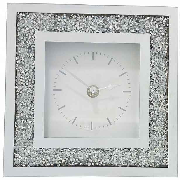 Zrcadlové Hodiny Z Crystal Glamour 18x18 cm