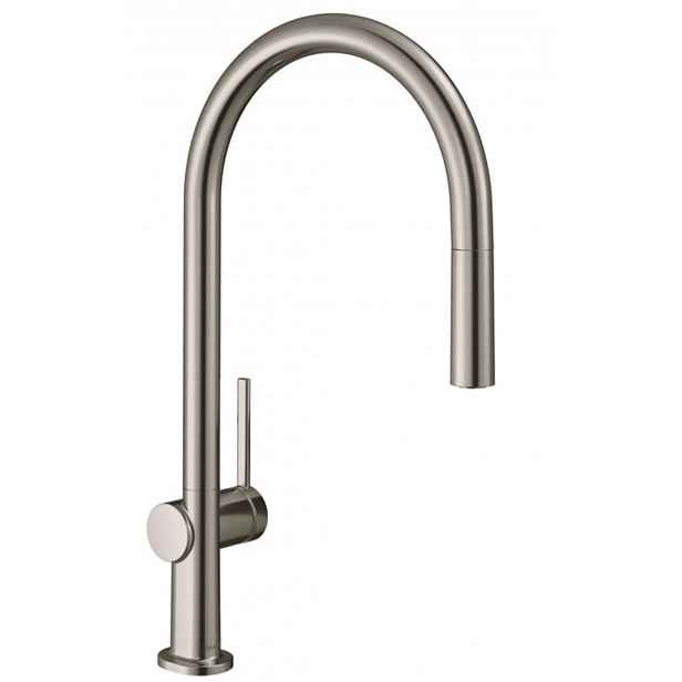 Hansgrohe Talis M54 - Dřezová baterie Talis s výsuvnou koncovkou, vzhled nerezu 72802800