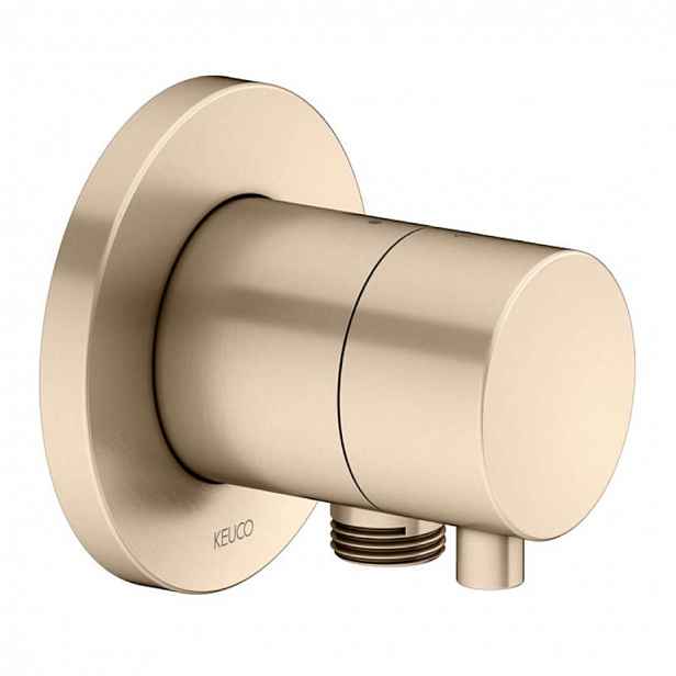 Keuco IXMO - Přepínací ventil pod omítku, pro 2 výstupy, s připojením sprchy, kartáčovaný bronz 59556031101