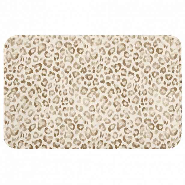 OnlyWow WC PŘEDLOŽKA Leopard - Classic - Béžová 80x50 cm