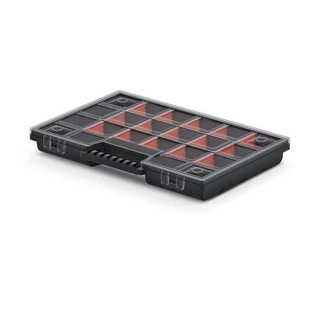 Prosperplast Plastový organizér ZERGO 29x19,5x3,5 cm černý