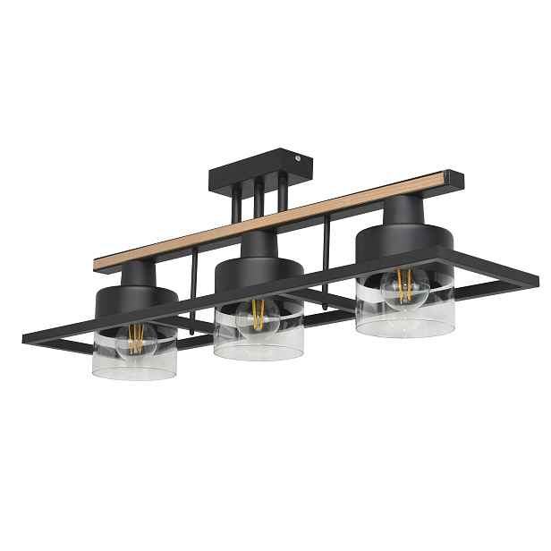 Velká Stropní Lampa Stropní Svítidlo Led E27 Do Obývacího Pokoje Ložnice, Skleněná Stínítka