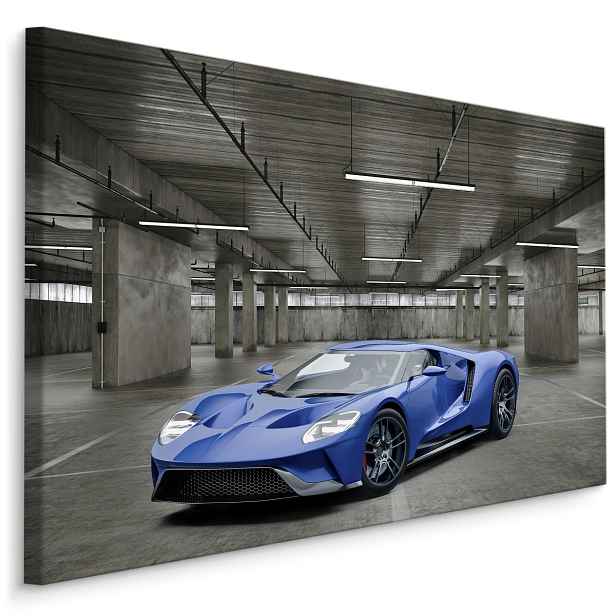 MyBestHome BOX Plátno Sportovní Auto V Garáži Varianta: 90x60