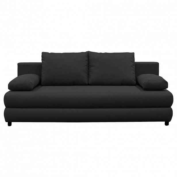 P & B ROZKLÁDACÍ POHOVKA, textil, antracitová