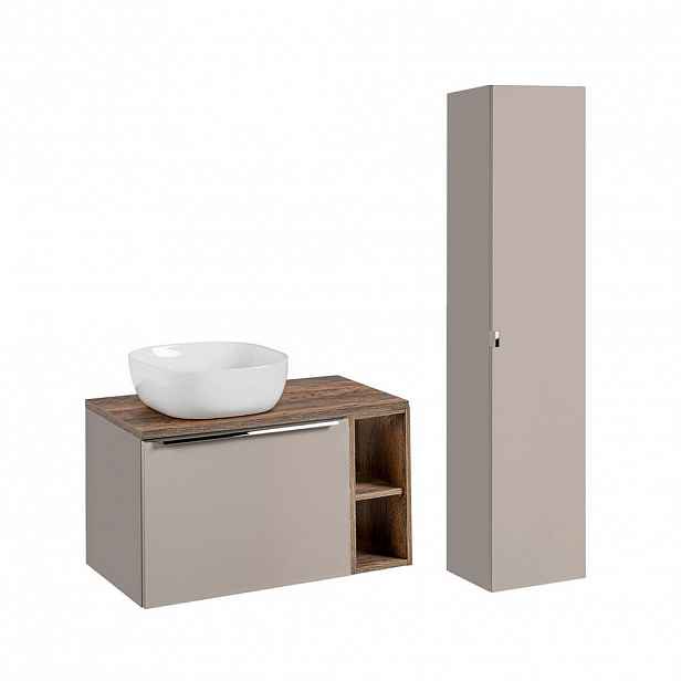 Petits-meubles KOUPELNOVÝ NÁBYTEK 80cm Eros 2er-Set Krtek