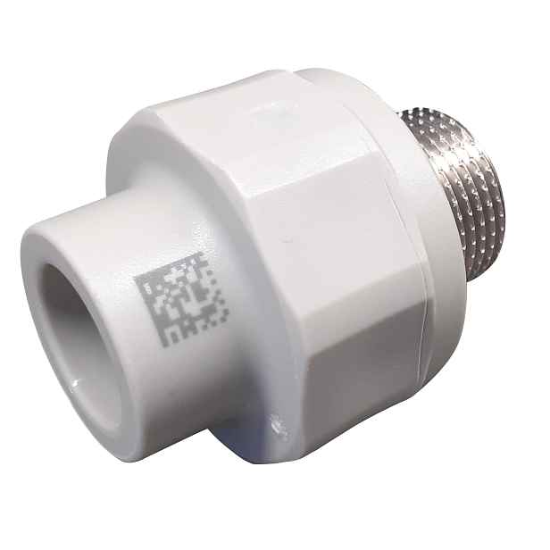 Přechodka Pipelife PP-R MZV 20 mm × 1/2" vnější závit