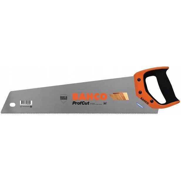 Přesná ruční pila na laminát a dřevo 500 mm Bahco, kalené zuby Xt