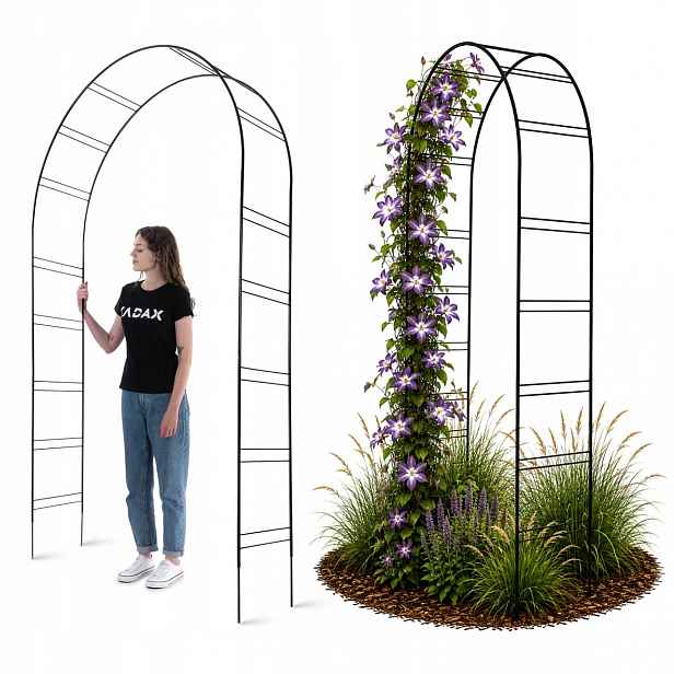 Zahradní Pergola Na Květiny Růže Kovový Oblouk Na Květiny Květinový 255 cm