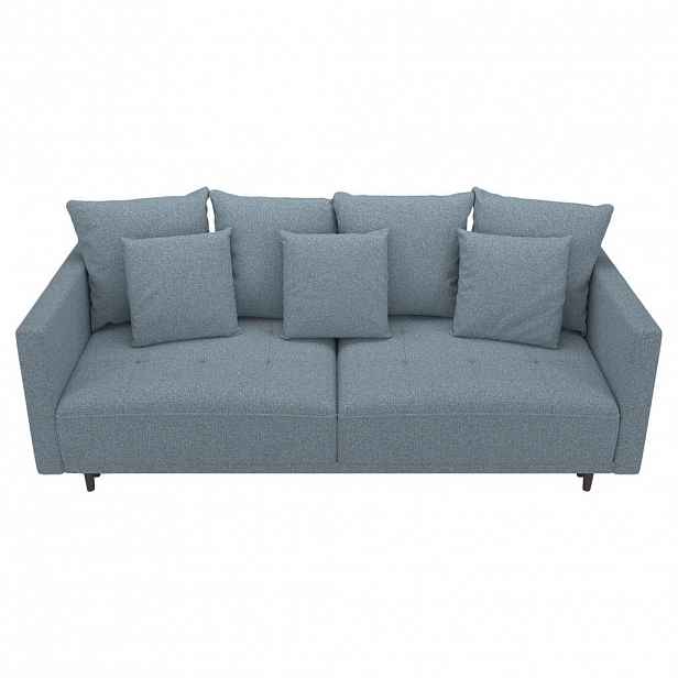 MID.YOU ROZKLÁDACÍ POHOVKA, textil, tyrkysová
