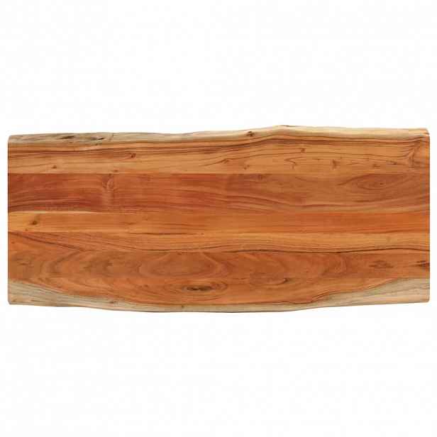 vidaXL Stolní deska 140x60x3,8cm obdélníková masivní akácie živá hrana