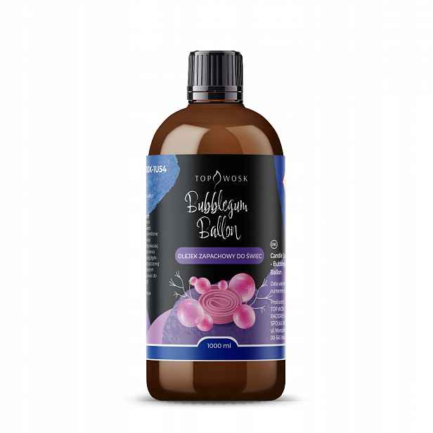 Vonný olej do svíček Bubblegum Ballon 1000 ml vůně do parafínového vosku