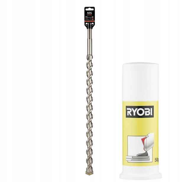 Vrták příklepový do Betonu SDS-Max 28 mm x 570 mm Aeg Mazivo do vrtáku Bonus