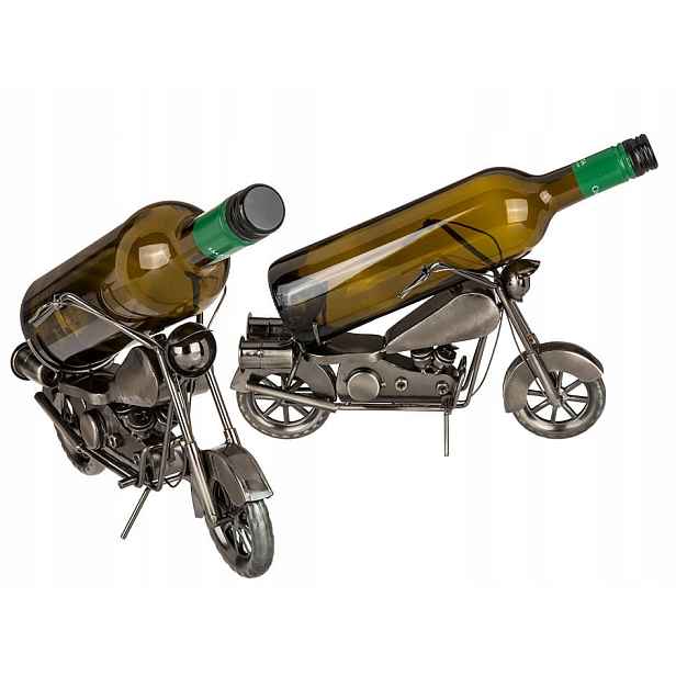 Kovový Stojan Na Víno – Motocykl, Láhev Na Alkohol