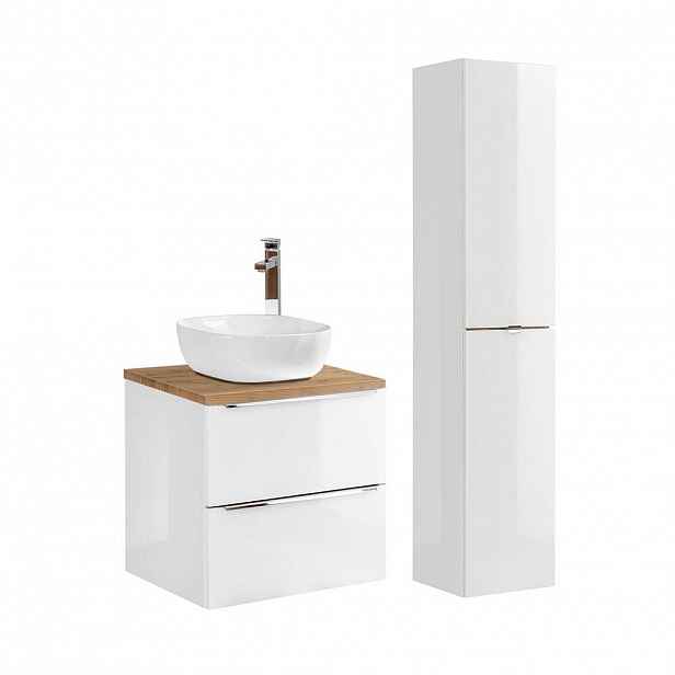 Petits-meubles KOUPELNOVÝ NÁBYTEK 60.4cm duben 2er-Set Bílá