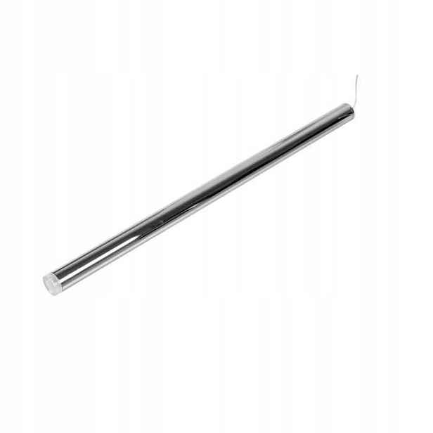 Závěsná Led lampa bodová stříbrná tuba nad barový stůl do obývacího pokoje Abigali