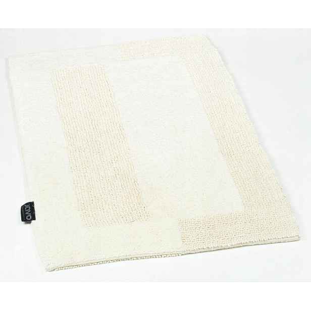 Bavlněný koupelnový kobereček Lux Piano 50x80 přírodní