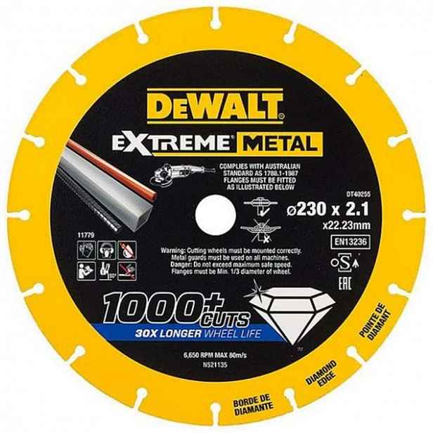 DeWALT - Diamantový řezný kotouč na kov 150x22,2 mm DT40253