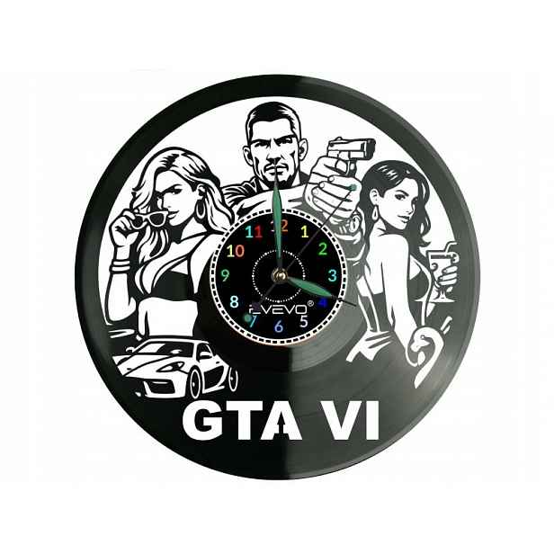 Gta 6 Hra PS6 Dárek pro milovníka Originální Nástěnná Dekorace z desky
