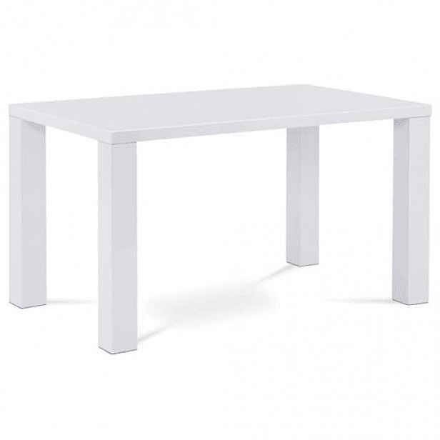 Jídelní stůl Autronic 135x80 cm bílá MDF AT-3007 WT