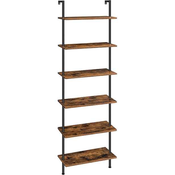 Knihovna Vasagle Zorami 60 cm černá/hnědá
