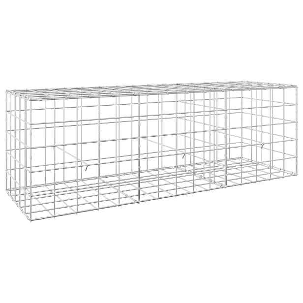 vidaXL Gabion s drátem 5 mm a síťkou 10x10 cm 150x50x50 cm
