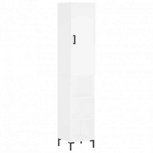vidaXL Skříň highboard bílá 34,5 x 34 x 180 cm kompozitní dřevo