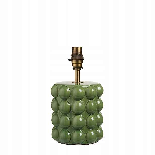 Endon Podstavec stolní lampy Art Deco Keramický Olivový B22 10W