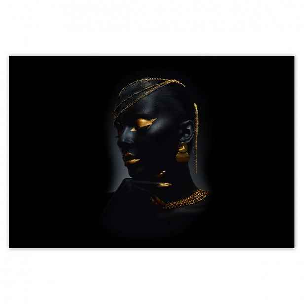 Fototapety 200x135 Pozlacený obličej