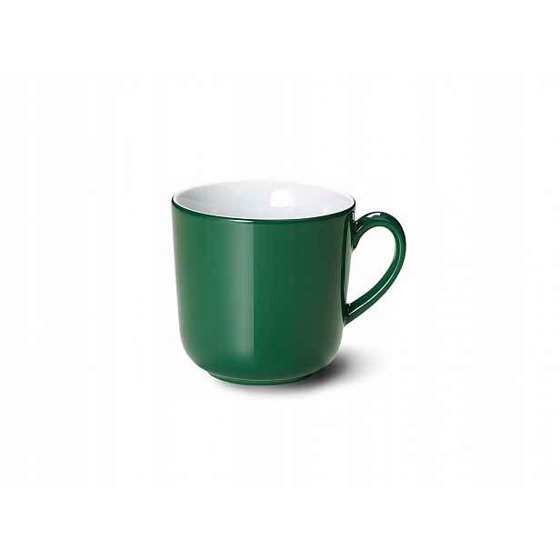 Hrnek Dibbern porcelánový Hrnek s ouškem 0,32 l Zeleň jedlová barva jednobarevná
