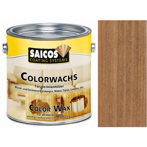 Saicos Colorwachs Vosk Barevný Ořech 3081 2,5L