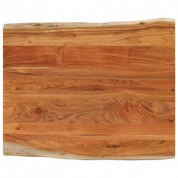 vidaXL Stolní deska 110x80x3,8cm obdélníková masivní akácie živá hrana