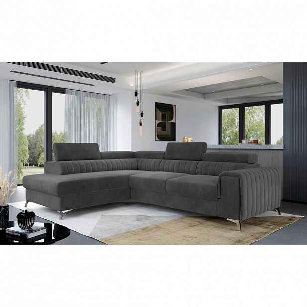 MID.YOU ROHOVÁ SEDAČKA, textil, antracitová