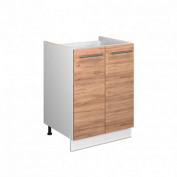 Vicco SKŘÍŇKA POD DŘEZ Fame-Line, Zlatý mocný dub/Bílá, 60 cm