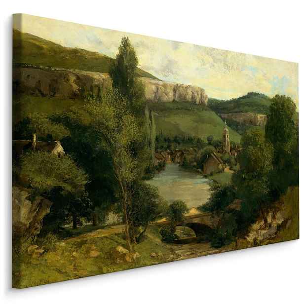 MyBestHome BOX Plátno Gustave Courbet "Ornans View" Reprodukce Varianta: 40x30