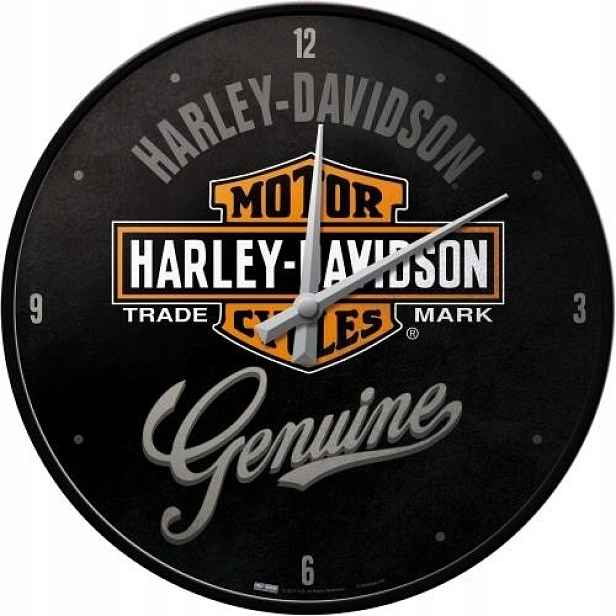 Nástěnné hodiny jako dárek pro motorkáře Harley-davidson Genuine 51082